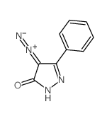 imino-(3-oxo-5-phenyl-2H-pyrazol-4-ylidene)azanium结构式