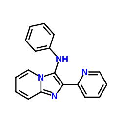 N-Phenyl-2-(2-pyridinyl)imidazo[1,2-a]pyridin-3-amine Structure