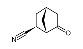 6-Oxo-bicyclo[2.2.1]heptan-exo-2-carbonitril Structure