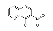 1,5-Naphthyridine, 4-chloro-3-nitro structure