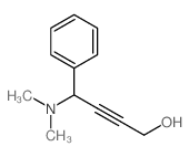 2-Butyn-1-ol,4-(dimethylamino)-4-phenyl-结构式