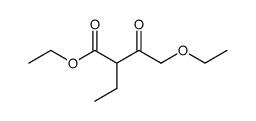 4-ethoxy-2-ethyl-acetoacetic acid ethyl ester Structure