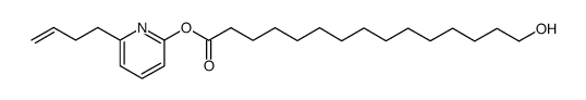 6-(but-3-en-1-yl)pyridin-2-yl 15-hydroxypentadecanoate Structure