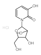 2(1H)-Pyridinone, 1-b-D-arabinofuranosyl-3-hydroxy-,hydrochloride (9CI) Structure