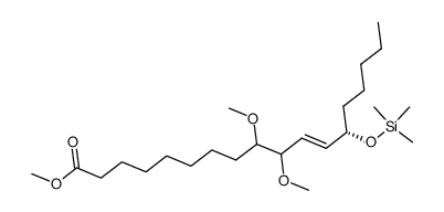 Methyl (13S)-(E)-13-trimethylsilyloxy-11-octadecenoate Structure