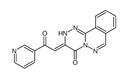 2-[2-Oxo-2-pyridin-3-yl-eth-(Z)-ylidene]-2,3-dihydro-3,4,10,10a-tetraaza-phenanthren-1-one Structure