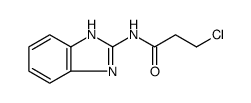 Propanamide, N-1H-benzimidazol-2-yl-3-chloro结构式