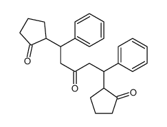 2-[3-oxo-5-(2-oxocyclopentyl)-1,5-diphenylpentyl]cyclopentan-1-one Structure