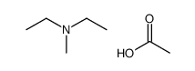 acetic acid,N-ethyl-N-methylethanamine Structure