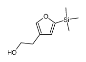 2-(5-(trimethylsilyl)furan-3-yl)ethan-1-ol Structure