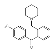 4'-METHYL-2-PIPERIDINOMETHYL BENZOPHENONE structure