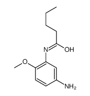 N-(5-amino-2-methoxyphenyl)pentanamide结构式