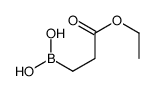 (3-ethoxy-3-oxopropyl)boronic acid Structure