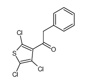 2-Phenyl-1-(2,4,5-trichlorothiophen-3-yl)ethanone结构式