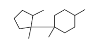 1-(1,2-dimethylcyclopentyl)-1,4-dimethylcyclohexane Structure