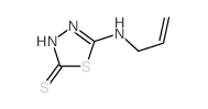 1,3,4-Thiadiazole-2(3H)-thione,5-(2-propen-1-ylamino)-结构式