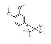 3-(3,4-dimethoxyphenyl)-3-(trifluoromethyl)diaziridine结构式