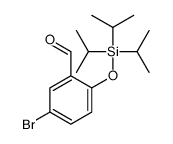 5-bromo-2-tri(propan-2-yl)silyloxybenzaldehyde Structure