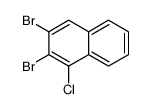 2,3-dibromo-1-chloronaphthalene结构式