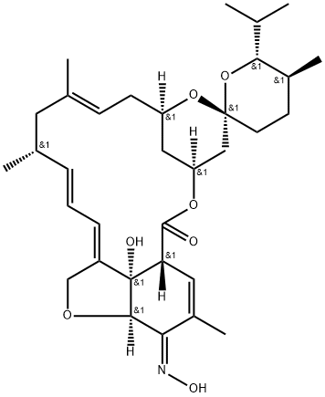 5-Ketomilbemycin D 5-Oxime Structure