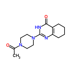 2-(4-Acetyl-1-piperazinyl)-5,6,7,8-tetrahydro-4(1H)-quinazolinone Structure