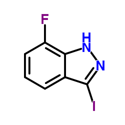 7-Fluoro-3-iodo-1H-indazole structure