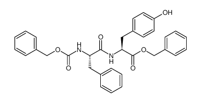 Tyrosine, N-(N-carboxy-3-phenyl-L-alanyl)-, dibenzyl ester结构式