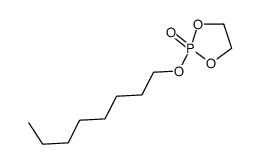 2-octoxy-1,3,2λ5-dioxaphospholane 2-oxide Structure