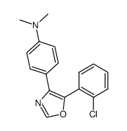 4-[5-(2-chloro-phenyl)-oxazol-4-yl]-N,N-dimethyl-aniline Structure