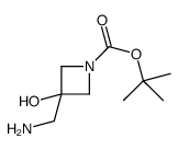 tert-butyl 3-(aminomethyl)-3-hydroxyazetidine-1-carboxylate Structure