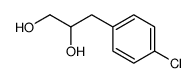 3-(4-chloro-phenyl)-propane-1,2-diol结构式