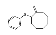 (2-methylenecyclooctyl)(phenyl)sulfane结构式