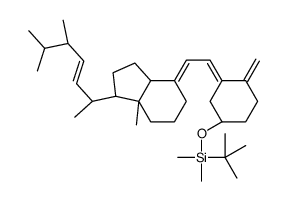 tert-Butyl-dimethyl-(4-methylene-3-{2-[7a-methyl-1-(1,4,5-trimethyl-hex-2-enyl)-octahydro-inden-4-ylidene]-ethylidene}-cyclohexyloxy)-silane picture