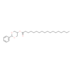 Stearic acid 2β-phenyl-1,3-dioxan-5α-yl ester Structure