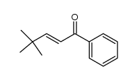 (E)-4,4-dimethyl-1-phenyl-2-peneten-1-one Structure