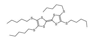 四(戊硫基)四硫富瓦烯结构式