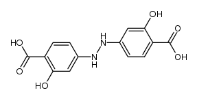 2,2'-dihydroxy-4,4'-hydrazo-di-benzoic acid Structure