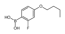 (4-butoxy-2-fluorophenyl)boronic acid structure