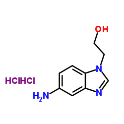 2-(5-AMINO-BENZOIMIDAZOL-1-YL)-ETHANOL DIHYDROCHLORIDE结构式