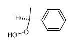 (S)-(-)-(1-phenyl)ethylhydroperoxide Structure