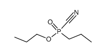 cyano-propyl-phosphinic acid propyl ester结构式