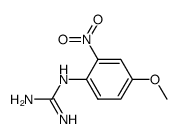 2-nitro-4-methoxyphenylguanidine结构式