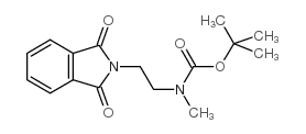 2-(2-N-Boc-N-甲基-氨基乙基)-1H-异吲哚-1,3(2H-)-二星空app结构式