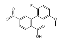 2-(2-fluoro-5-methoxyphenyl)-4-nitrobenzoic acid Structure