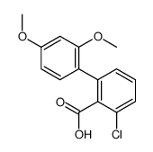 2-chloro-6-(2,4-dimethoxyphenyl)benzoic acid Structure