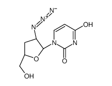 1-[(2R,3R,5S)-3-azido-5-(hydroxymethyl)oxolan-2-yl]pyrimidine-2,4-dione Structure