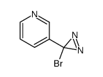 Pyridine, 3-(3-bromo-3H-diazirin-3-yl)- (9CI)结构式