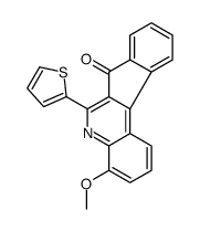 4-methoxy-6-thiophen-2-ylindeno[2,1-c]quinolin-7-one Structure