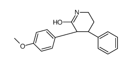 (3S,4S)-3-(4-methoxyphenyl)-4-phenylpiperidin-2-one Structure