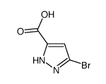 5-溴-1H-吡唑-3-羧酸结构式